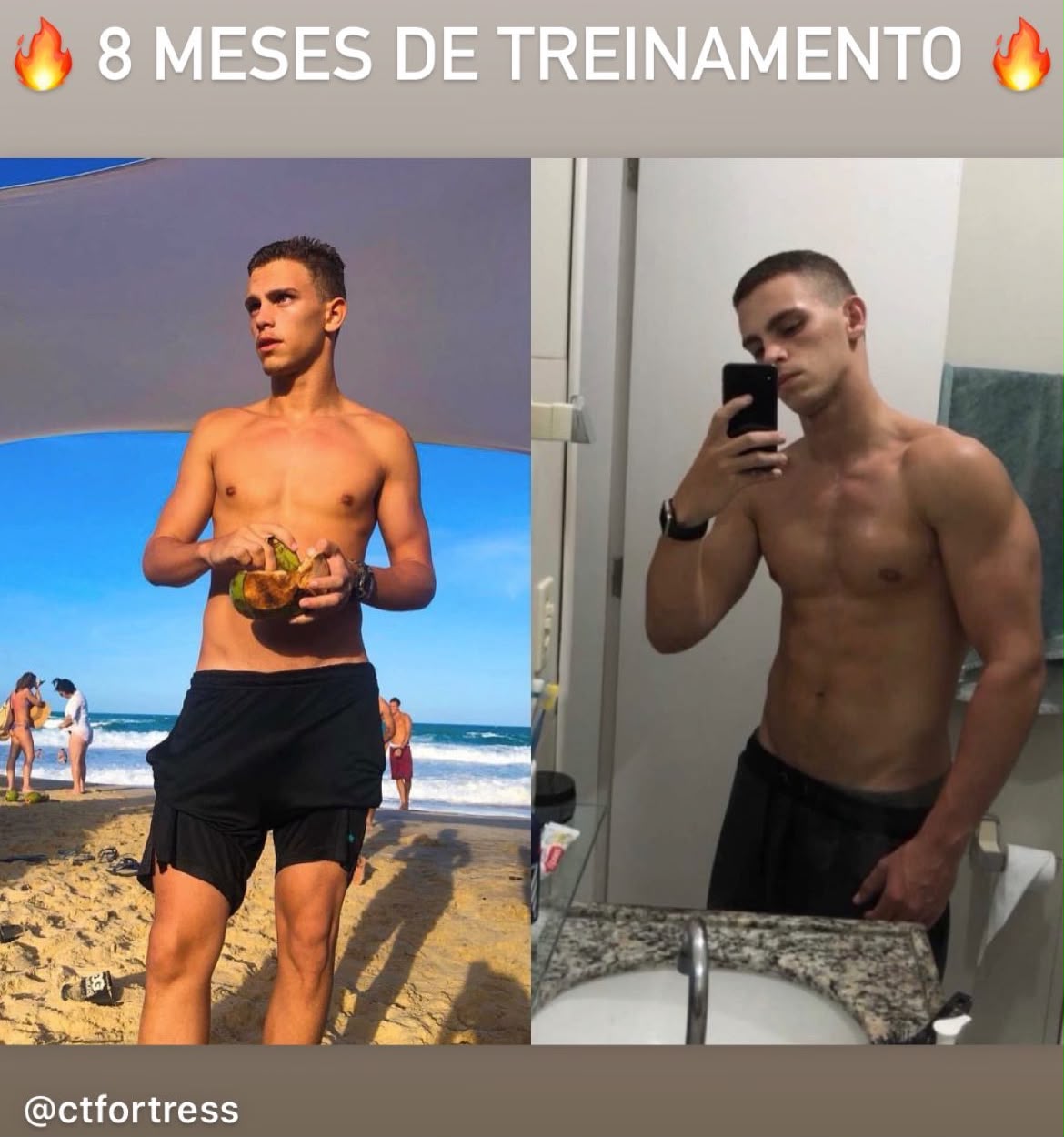 8 meses de treinamento